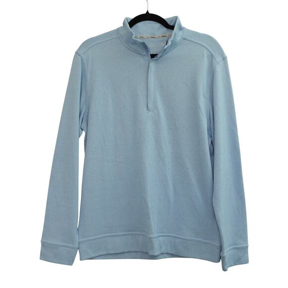 Walter Hagen Other - NWT Walter Hagen Mens Sweater 11 Midweight 1/4 Zip Pullover Daybreak Blue Size S